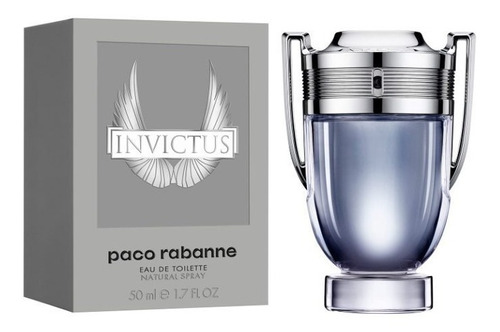 Paco Rabanne Invictus 50ml Masculino + Amostra De Brinde