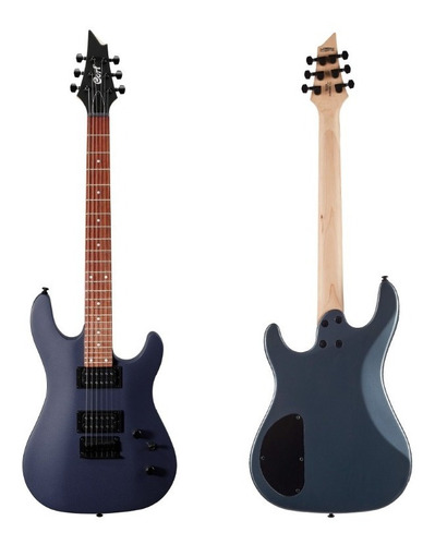 Guitarra Eléctrica Cort Kx100-ma 24 Trastes Azul Cuo