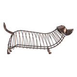 Soporte Para Corcho De Vino Dachshund, Moderno Y Realista, A