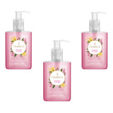 Francis Floral Sabonete Líquido Pump Rosa 250ml (kit C/03)