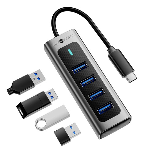 Hub Usb C Para Computadora Portátil [transferencia De Archiv