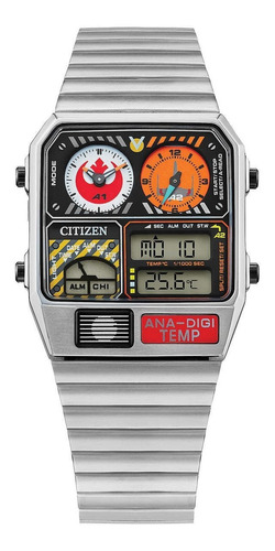 Reloj Hombre Citizen Star Wars Clásico Rebel Pilot Jg2108-52