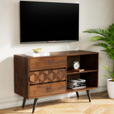 Bme Walnut Georgina - Soportes De Television De Madera Maciz