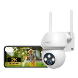 Cámara De Seguridad Gncc Outdoor Nest Camera Wifi, 2k 360° H