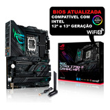 Placa Mãe Asus Rog Strix Z790-f Gaming Wifi Lga1700 Ddr5 Cor Preto