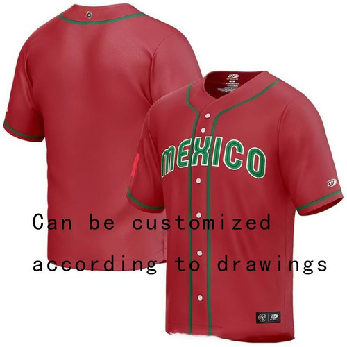 Playera Roja Del Clásico Mundial De Béisbol De México 2023