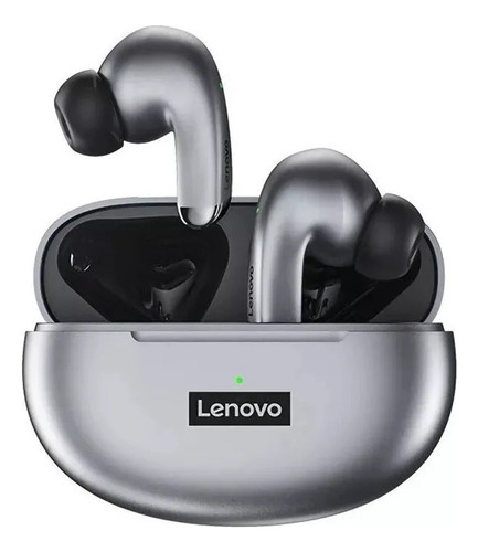 Auriculares Inalámbricos Bluetooth Lenovo Lp5 Gris 