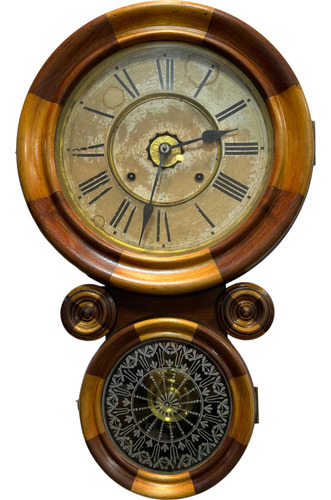 Relógio Antigo Ansonia Classico 8 Oito Caixa Marchetada 