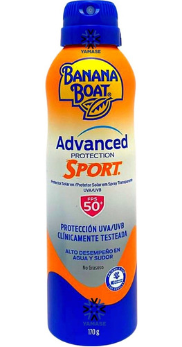 Protetor Solar Spray Toque Seco Banana Boat Fps50 Sport 