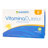Vitamina D3 800 Ui X30com (suplalim)