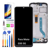 Pantalla Lcd Para Moto G50 5g Xt2149 Con Marco Original