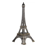 Estatuilla Modelo Torre Eiffel París De Metal 22 Cm 