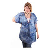 Blusa Importada Talle Grande Especial Plus Size Bordad 20045