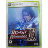 Juego Dynasty Warriors 6 Xbox 360 Fisico Usado