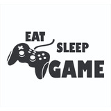 Adesivo Frase Parede Quarto Sala Gamer Controle Ps4 Xbox
