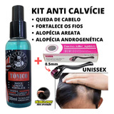 Kit Derma Roller + Tônico Alopécia Androgenética Kit Unissex