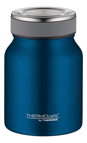 Termo Thermos Comida Jam Acero Inoxidable 500ml Color Azul-metalico