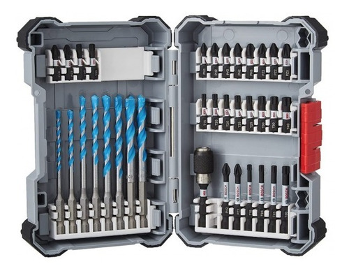 Set De Mechas Multiconstruction Y Puntas De 35 Pzs Bosch