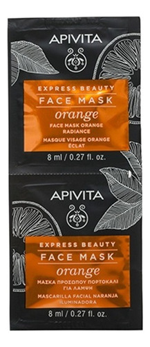 Apivita Express Beauty Mascarilla Facial Naranja Tipo De Piel Todo Tipo De Piel