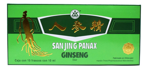 Ginseng Sanjing Panax 10x10 Ml Sanjing