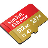 Memoria Sandisk Extreme Micro Sd 512 Gb 4k 160 Mb/s Clase 10