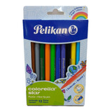 Plumones Colorella Star X 12 Unds Pelikan