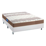 Cama Box Casal: Colchão D33 Probel  G. Costas+base Crc Cour