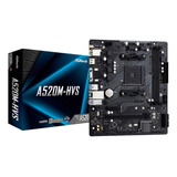 Placa Mae Asrock Amd A520m , Amd Am4, Matx, Ddr4, A520m-hvs 