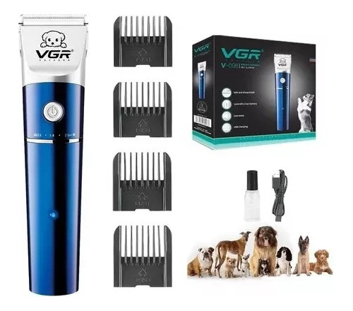  Maquina Peluquera Canina Vgr V-098 Inalámbrica Cuidado Masc