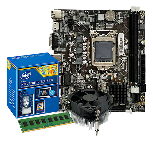 Kit I5 3470 + Placa Mãe H61  + 16gb Ddr3 1600mhz + Nfe