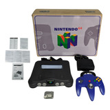 Console Nintendo 64 Com Maleta De Mdf E Manuais Com Serial