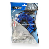 Cable Rca De Audio 5 Metros Carbón Audio Kit 20 Piezas 100%