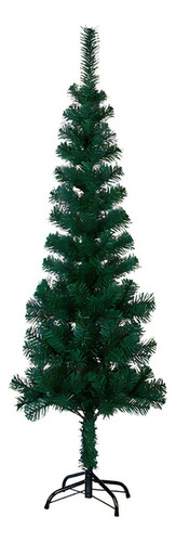 Arvore De Natal Slim Fina 150cm Pinheiro Verde 200 Galhos