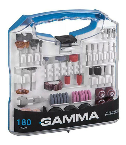 Set Kit Accesorio Mini Torno Gamma Juego 180 Piezas Maletin