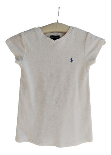 Ralph Lauren Infantil Talle 5 Remera Salida De Baño Toalla 