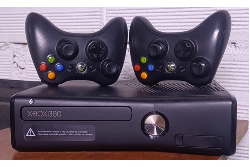 Xbox 360 Slim Chip 5.0 Con Dos Controles Envío Gratis 