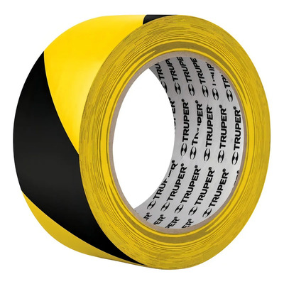 Cinta Delimitadora Amarilla\u002Fnegro 33m Truper Color Amarillo\u002FNegro marking tape | MercadoLibre
