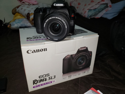 Camera Canon Sl3 Com Lente 18-55mm Com Carregador Externo