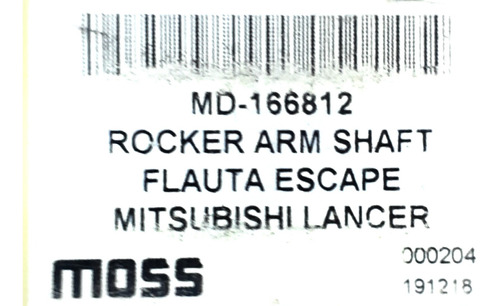 Flauta Escape Mitsubishi Lancer Signo 1.3 1.5 Foto 4