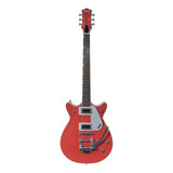 Guitarra Eléctrica Gretsch Electromatic G5232t Jet De Caoba Tahiti Red Brillante Con Diapasón De Laurel