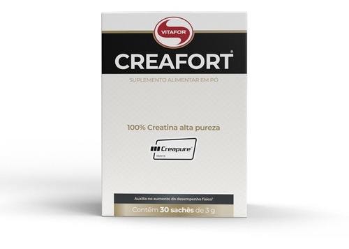 Creafort Creatina 100% Alta Pureza 30 Saches 3g - Original