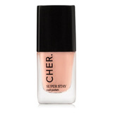 Esmalte Cher Super Stay Nail Polish Brilloso Secado Rápido