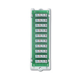 Leviton 47689-b 1x9 Bridged Módulo Telefónico Con El Soporte