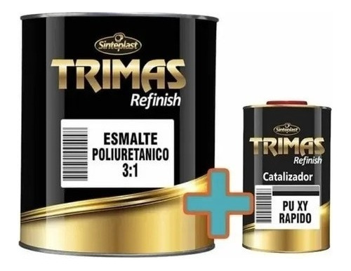 Pintura Poliuretano Para Auto 1 Litro + Catalizador Trimas