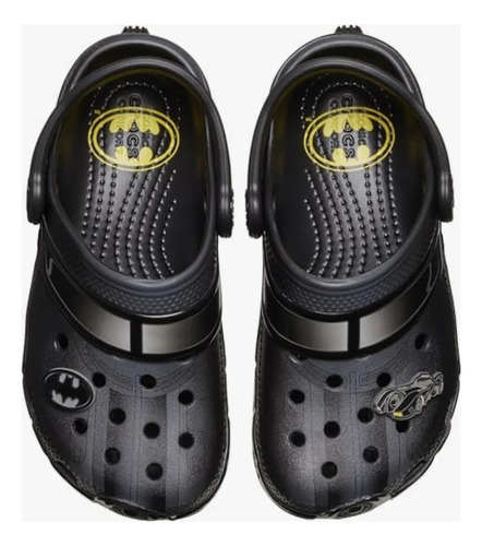 Sandalias Zuecos Crocs Batman Batimóvil Para Niño Original