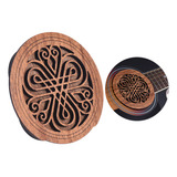 Bloque De Guitarras Folk Soundhole Cover Hole Con Retroalime