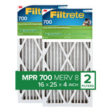 Filtrete Filtro De Aire De 16 X 25 X 4, Mpr 700, Merv 8, Pol