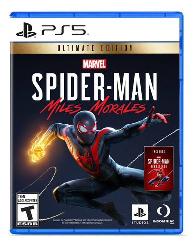 Marvel's Spider-man: Miles Morales  Ultimate Edition Sony Ps5 Físico