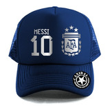 Gorras Trucker Afa Messi 10 2022 Remeras Estampadas Canibal