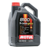 Aceite Motul 8100 Xcess 5w40 X5l - 100% Sintético- Original 